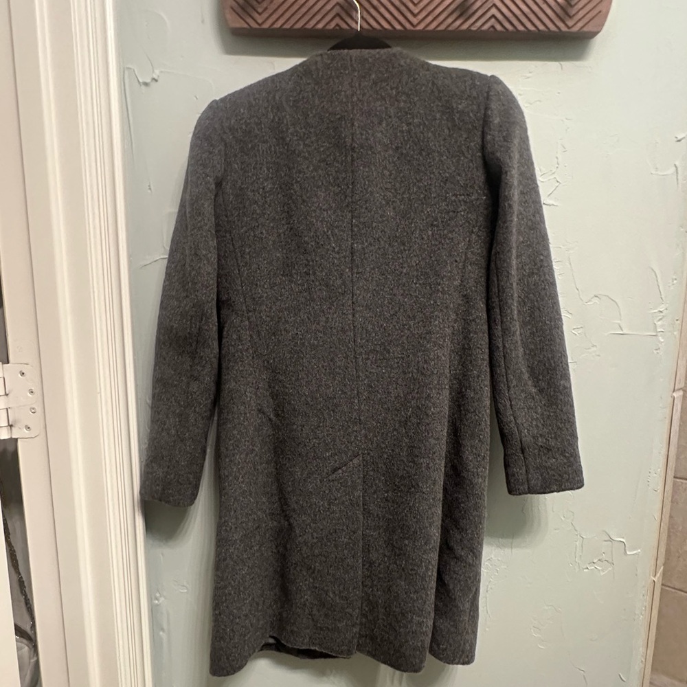 Ralph Lauren Charcoal Wool Coat - Picture 2 of 7